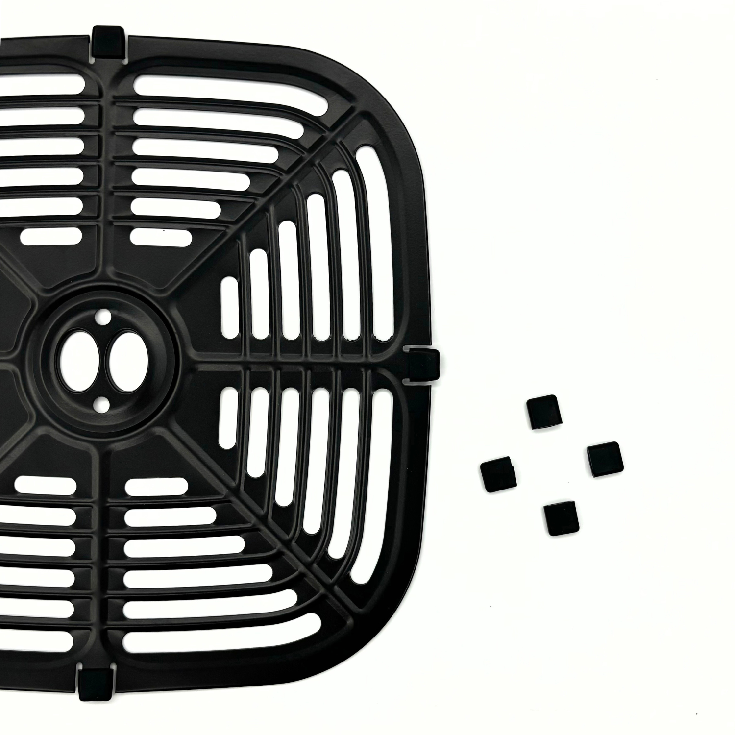 MIRASTON 8.5QT/6.5QT/5.8QT/4.5QT/3.6QT/2.8QT Air Fryer Tray Universal Silicone Cap - Prevents Tray from Falling Out-4pcs