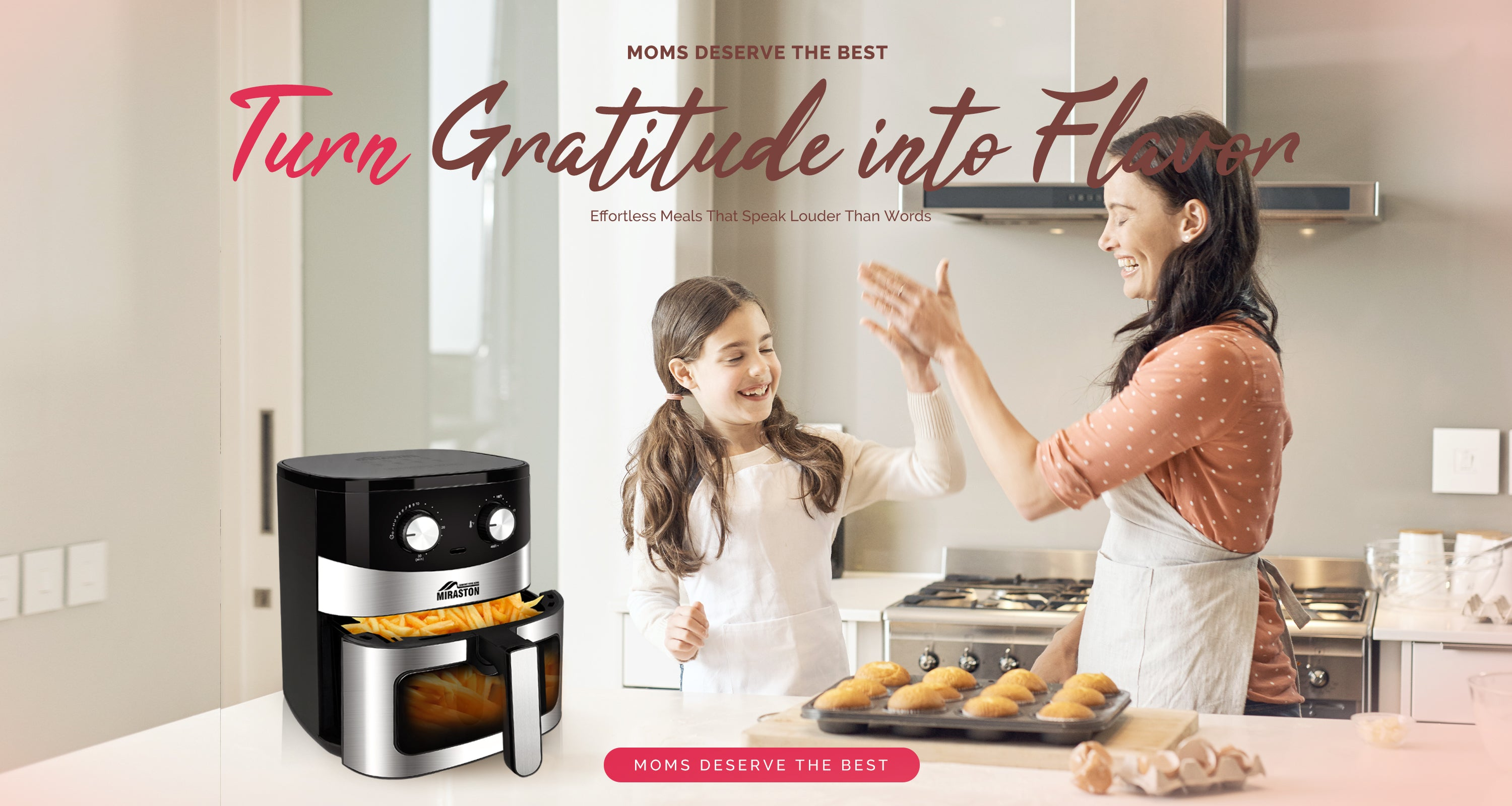 Make Mom’s Day Extra Special: Get Up to 30% Off Air Fryers This Mother’s Day!