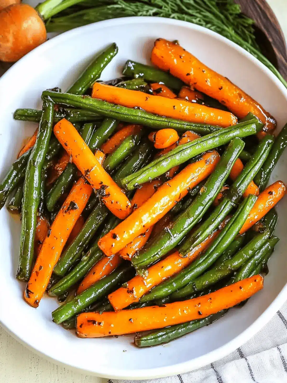 🥕 Honey Glazed Carrots & Green Beans: 30-Minute Sweet-Savory Side That Steals the Show! 🥦