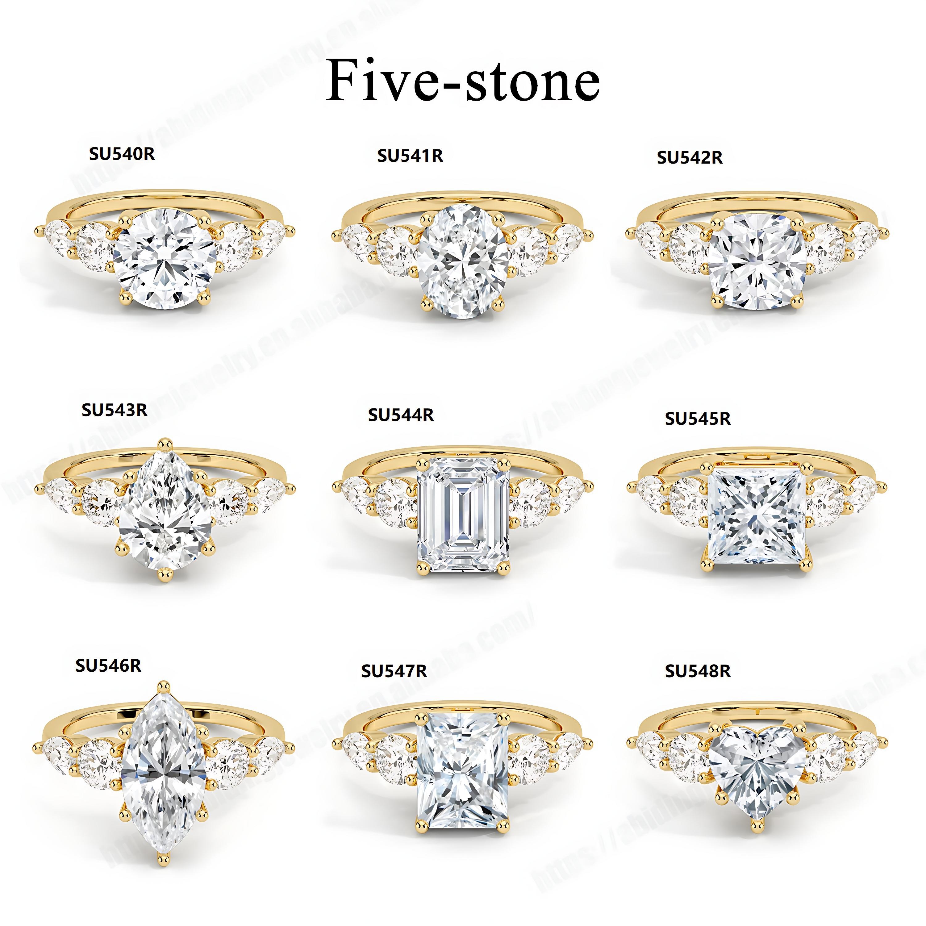 Moissanite Rings