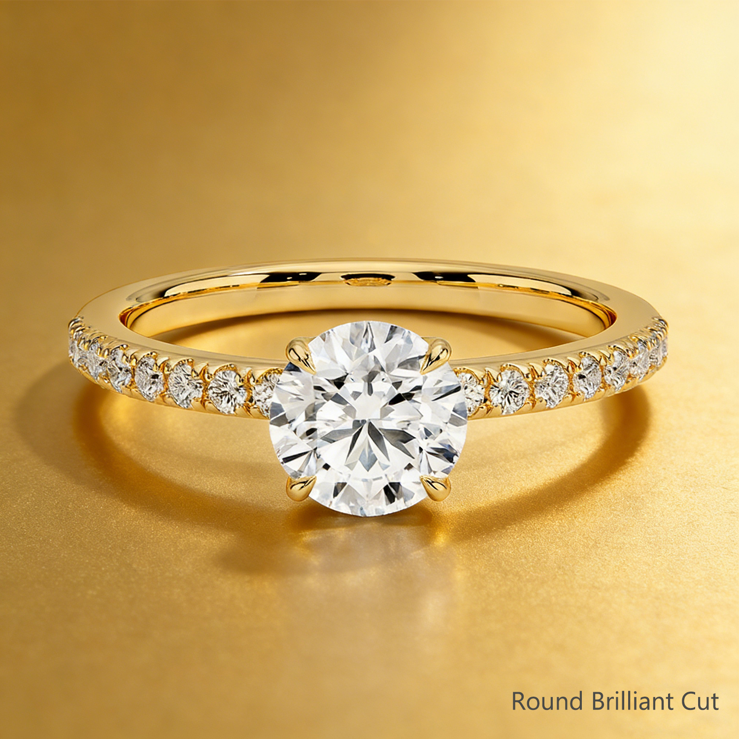 Bold&Chice 0.8-10CT Luxury Pave Moissanite Ring, S925 Silver Lab Created Diamond, Elegant Multi-Cut Statement Ring for Her