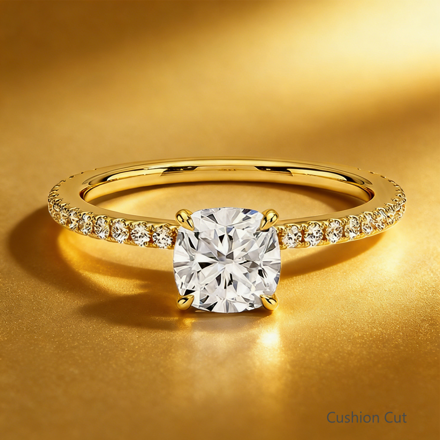 Bold&Chice 0.8-10CT Luxury Pave Moissanite Ring, S925 Silver Lab Created Diamond, Elegant Multi-Cut Statement Ring for Her