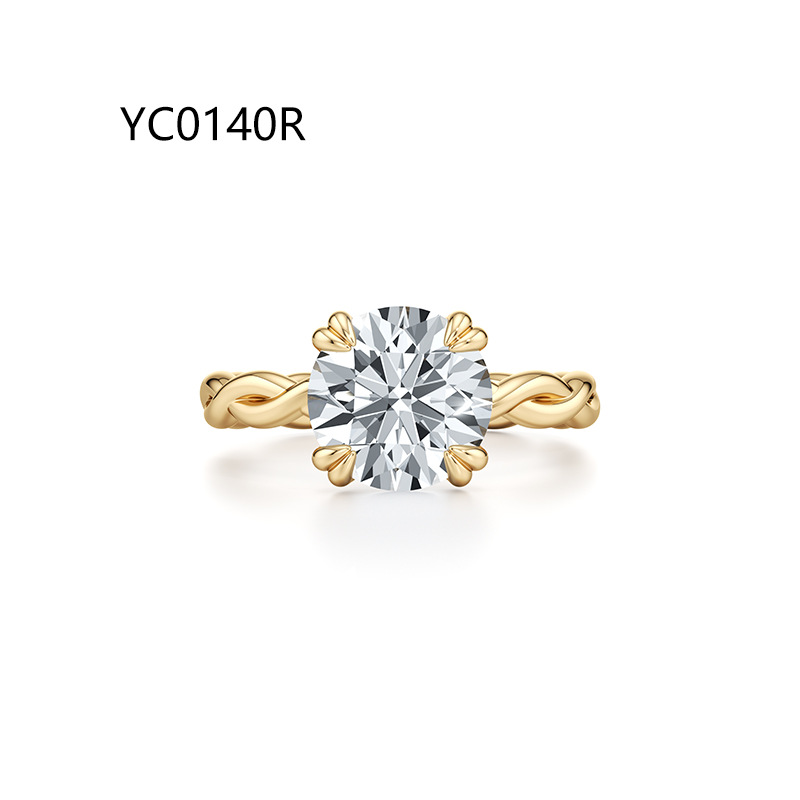 2CT Twist Moissanite Ring – A Gift To Celebrate Love, Promise And Forever