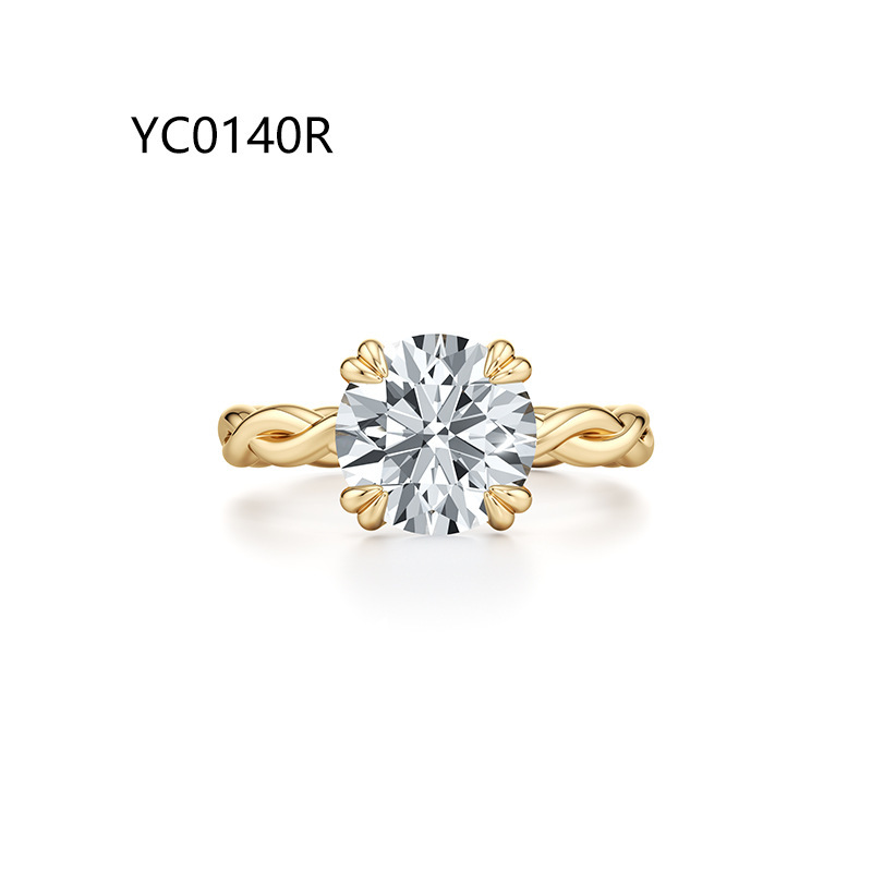 2CT Twist Moissanite Ring – A Gift To Celebrate Love, Promise And Forever