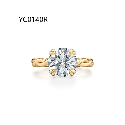 2CT Twist Moissanite Ring – A Gift To Celebrate Love, Promise And Forever