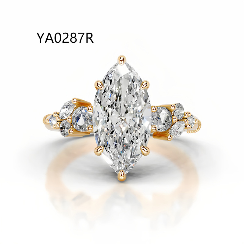 5CT Marquise Moissanite Ring – A Gift To Celebrate Love, Promise And Forever
