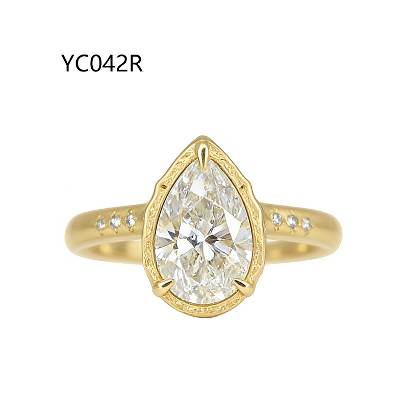 2CT Lotus Moissanite Ring – A Gift To Celebrate Love, Promise And Forever