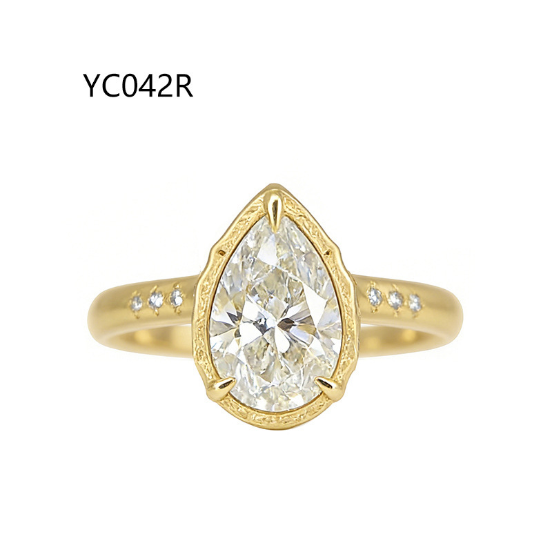 2CT Lotus Moissanite Ring – A Gift To Celebrate Love, Promise And Forever