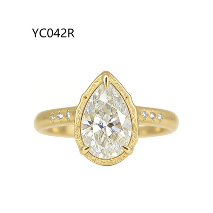 2CT Lotus Moissanite Ring – A Gift To Celebrate Love, Promise And Forever