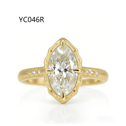 1CT Lotus Moissanite Ring – A Gift To Celebrate Love, Promise And Forever
