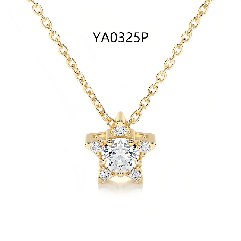 Star Moissanite Necklace – A Sweet Gift For The One Who Makes Every Day Shine