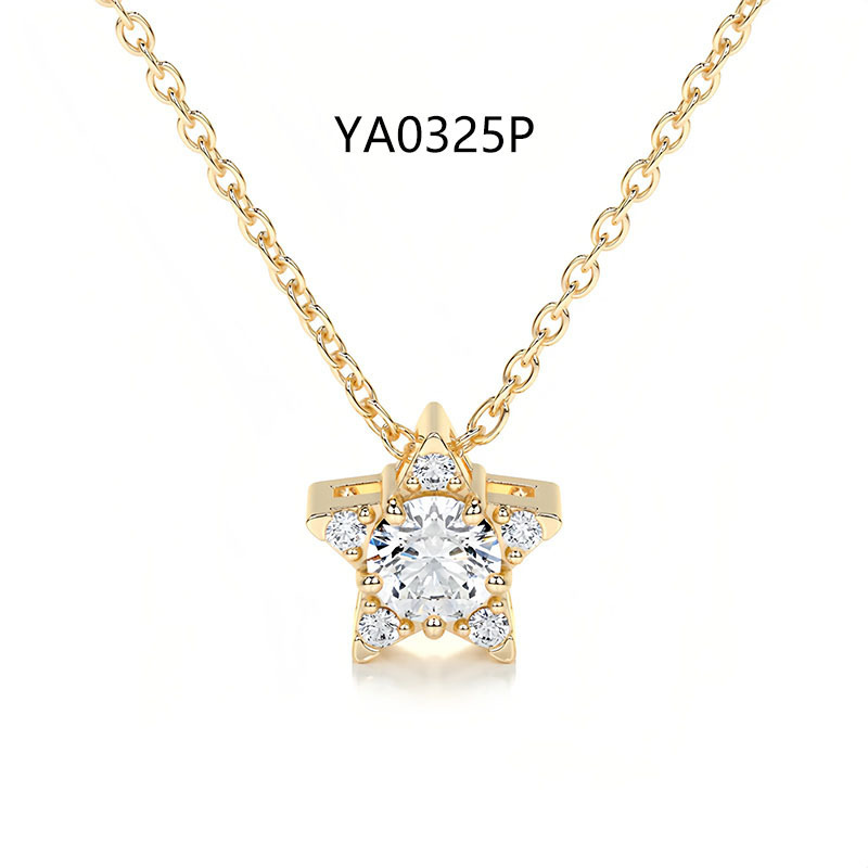 Star Moissanite Necklace – A Sweet Gift For The One Who Makes Every Day Shine