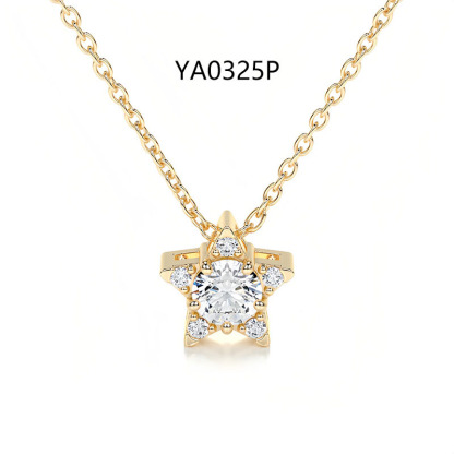 Star Moissanite Necklace – A Sweet Gift For The One Who Makes Every Day Shine