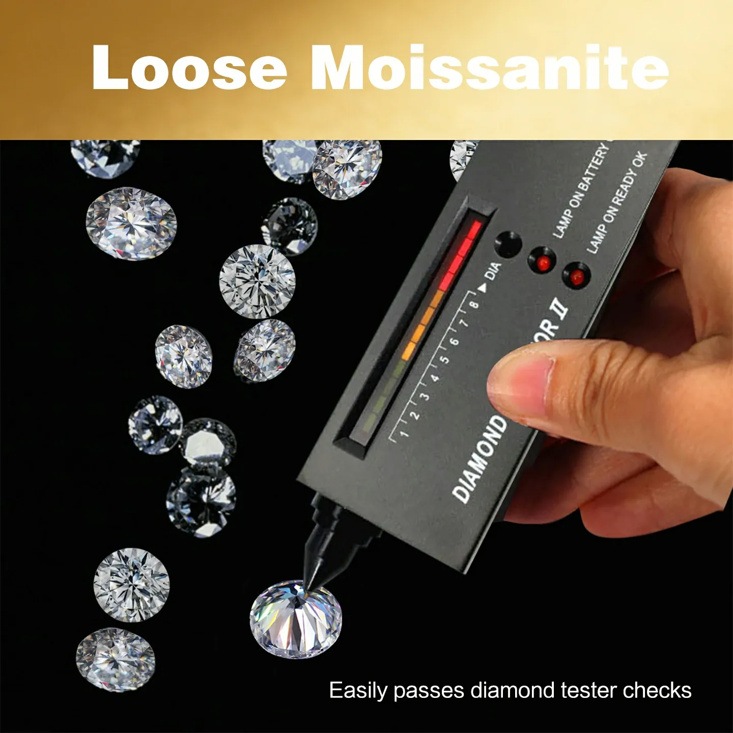 Bold&Chice Moissanite Loose Stone Marquise Cut, 0.04-4CT With Unique Laser Inscription, D Color VVS1 8Heart & 8Arrow Cut, Ideal for Collection & Jewelry Design