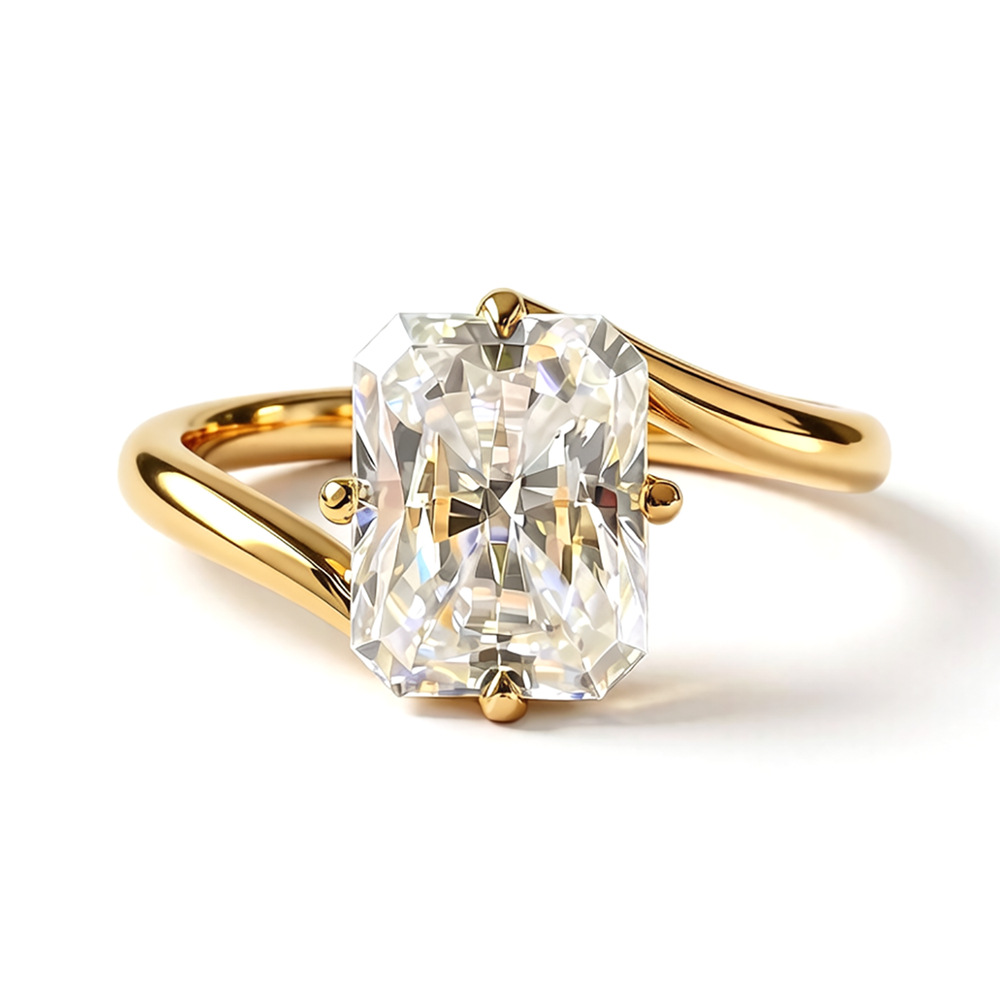 Radiant Cut Moissanite Ring – A Gift To Celebrate Promise And Forever