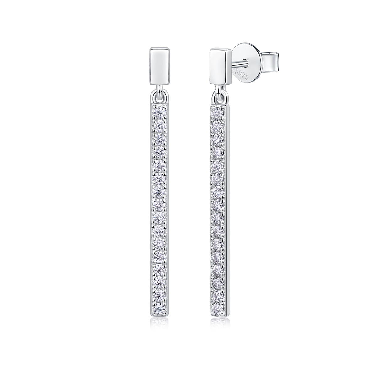 Pavé Moissanite Drop Earrings – A Beautiful Reminder Of Love That Lasts