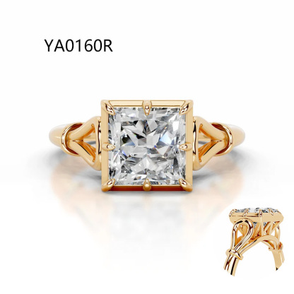 2CT Asscher Moissanite Ring – A Gift To Celebrate Love, Promise And Forever