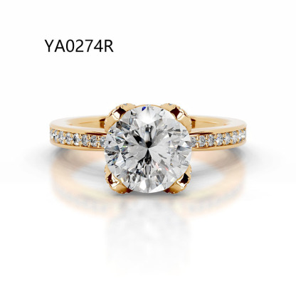 2CT Lotus Moissanite Ring – A Gift To Celebrate Love, Promise And Forever