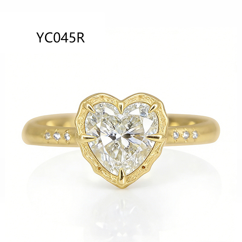 1CT Lotus Moissanite Ring – A Gift To Celebrate Love, Promise And Forever