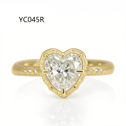 1CT Lotus Moissanite Ring – A Gift To Celebrate Love, Promise And Forever