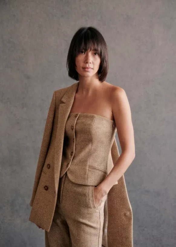 Designer three piece suit