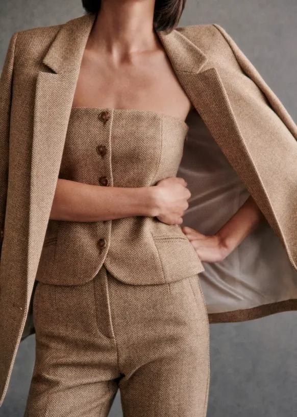 Designer three piece suit