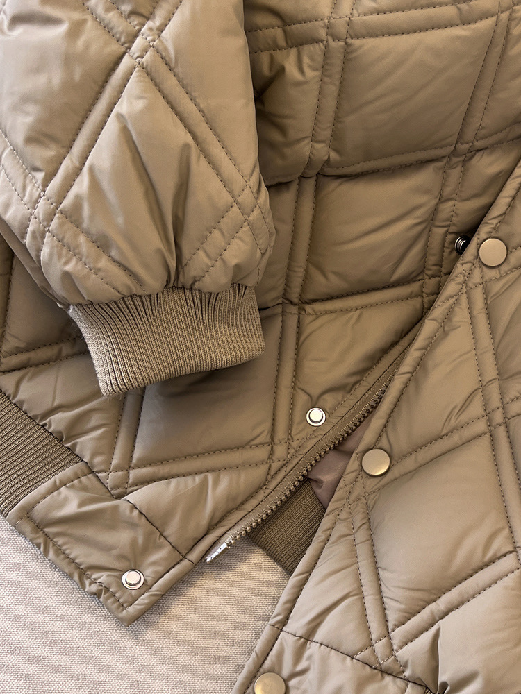 Designer down embroidered jacket