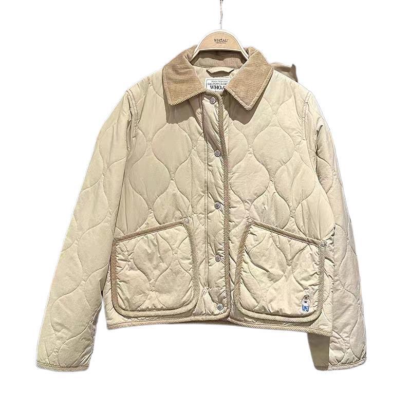 Designer down embroidered jacket