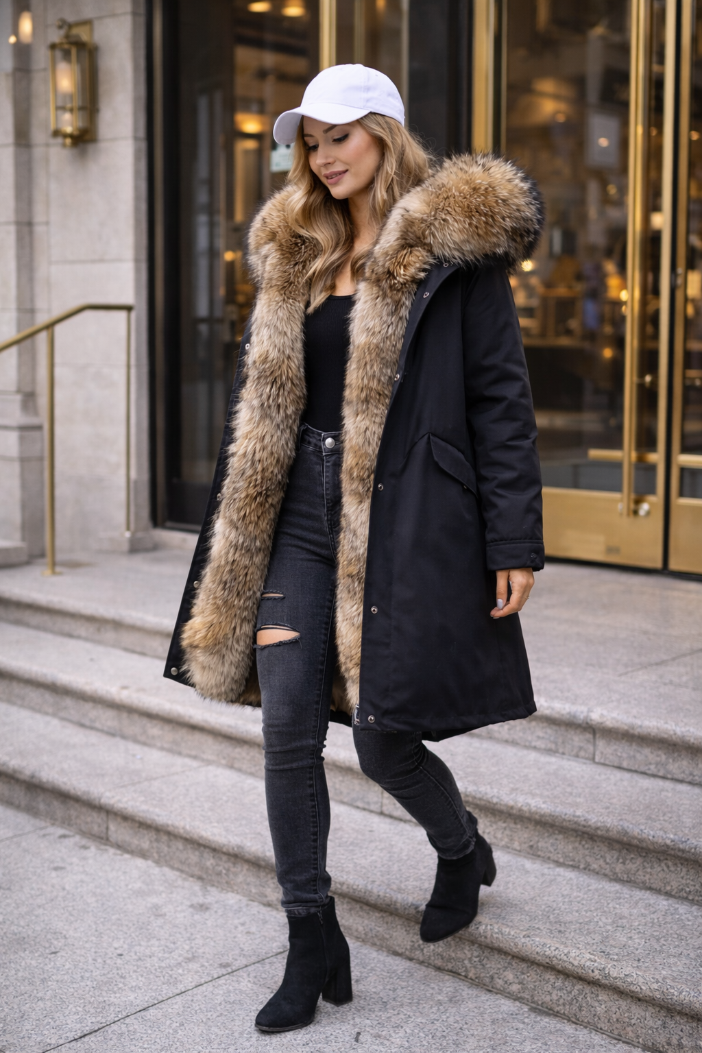 Loose down jacket-Massicos