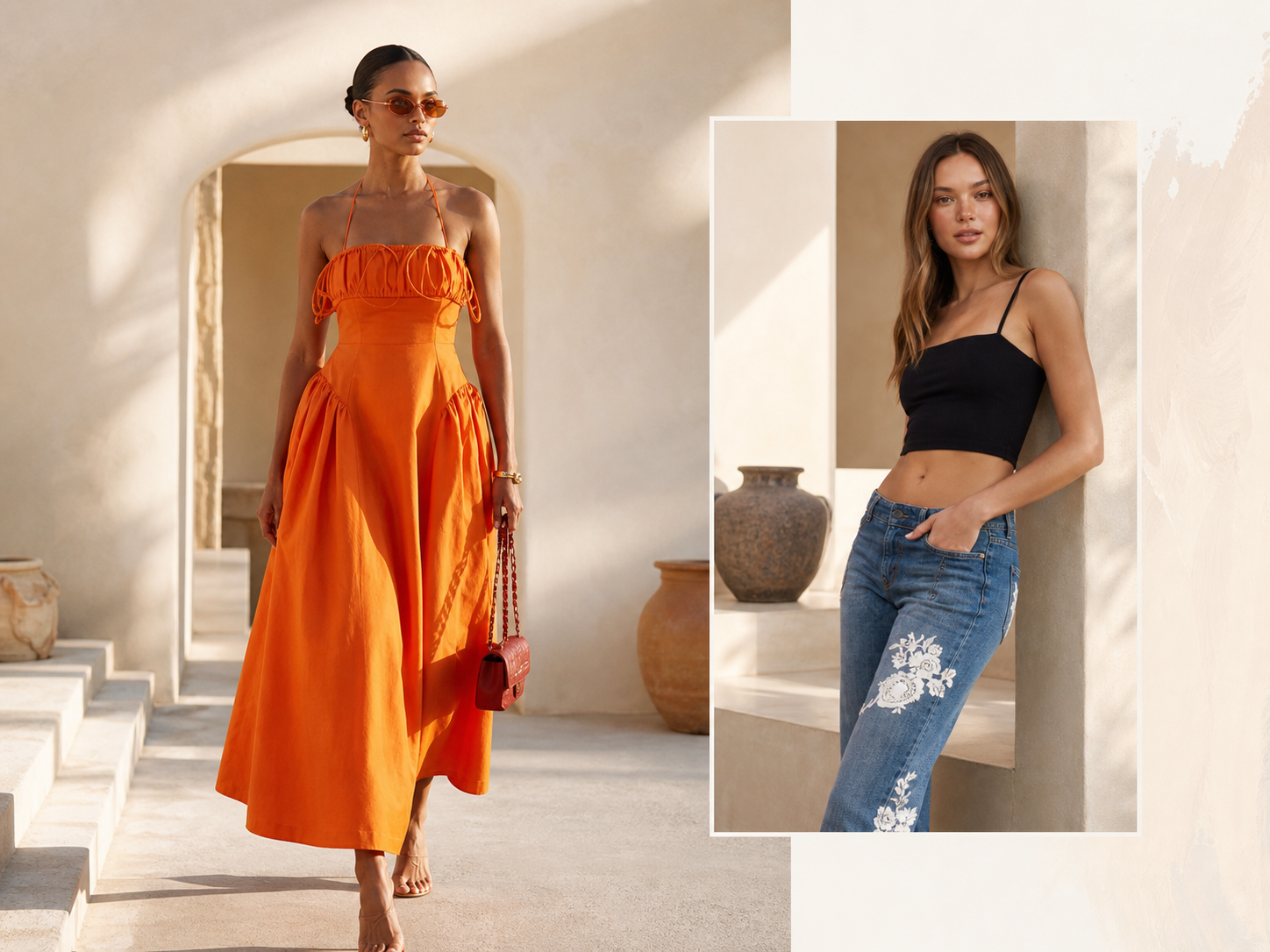 Massicos statement dress and embroidered denim edit