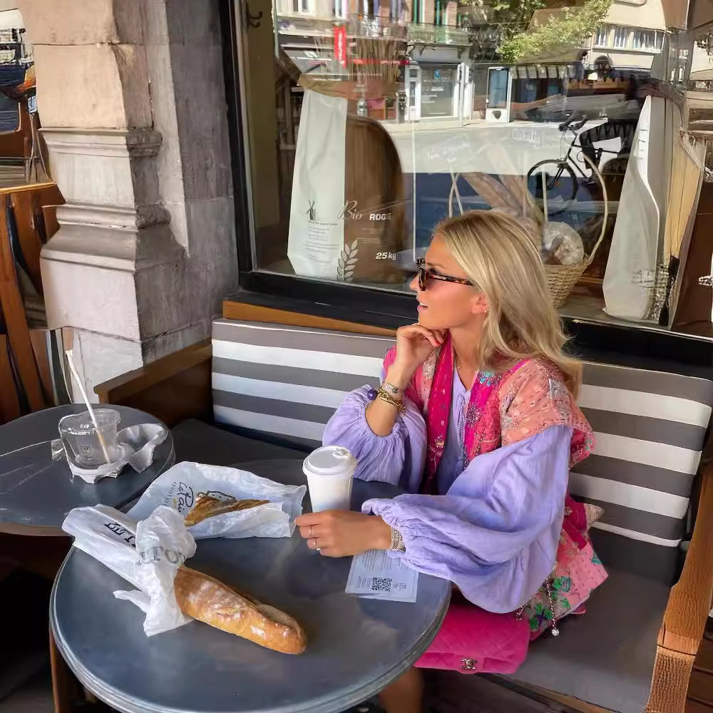 Street Print Sleeveless Vest Jacket-CALLISTARI