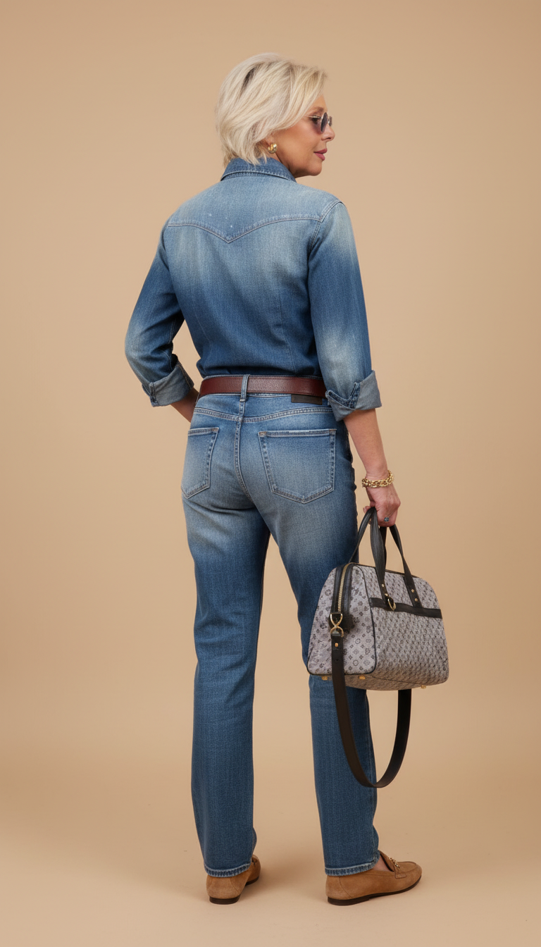 Blue Pockets Button-Up Matching Set product image 6