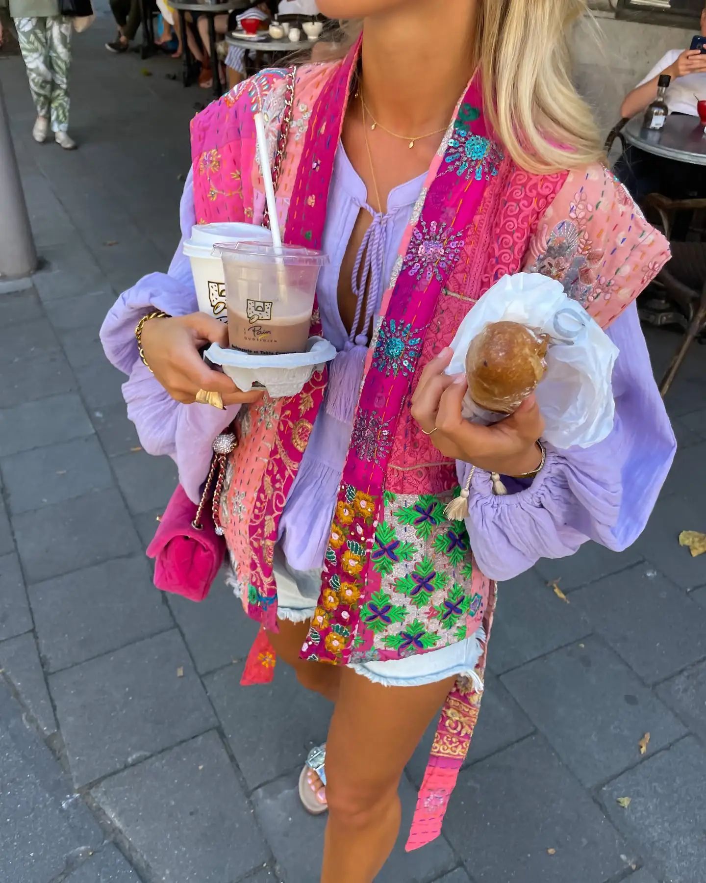 Street Print Sleeveless Vest Jacket-CALLISTARI