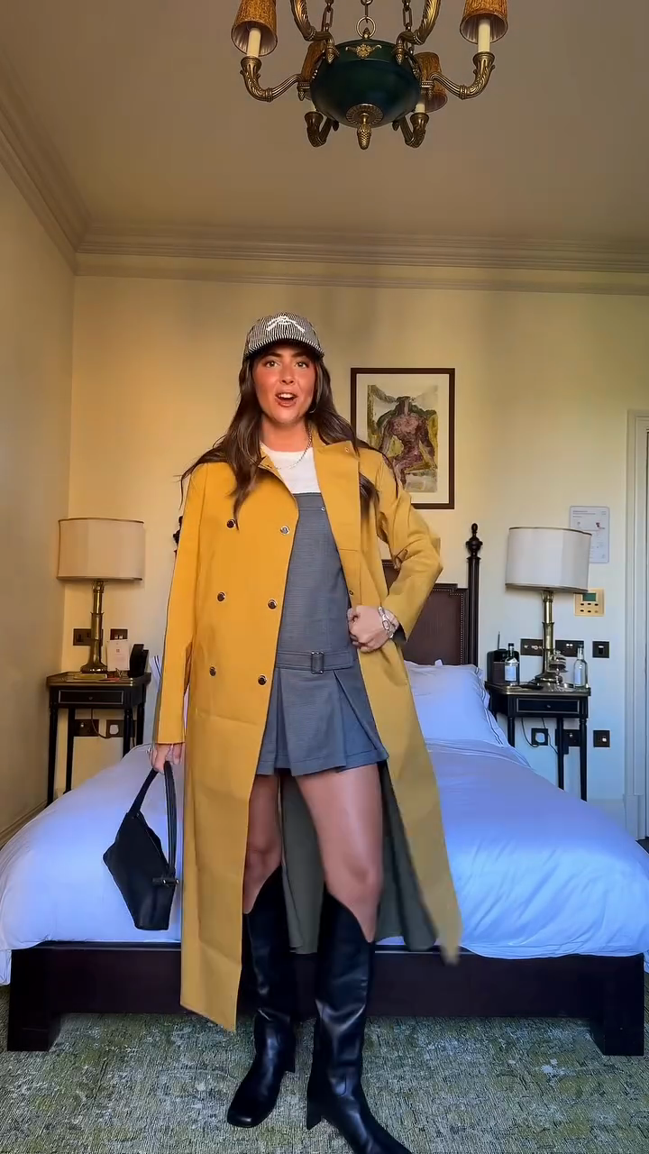 Mustard - Yellow Trench Coat