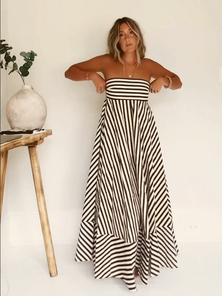 Nocturnal Charm Ruched Maxi Dress-Massicos