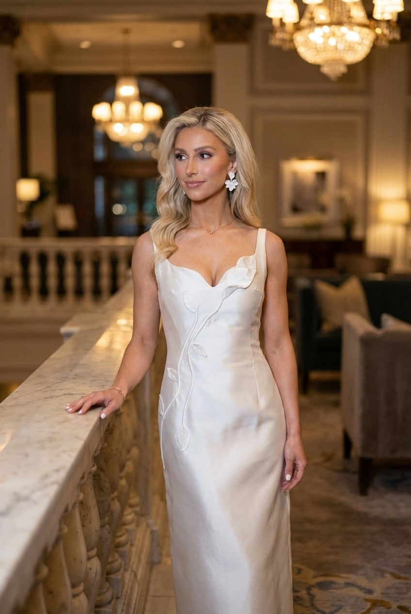 Ivory Silk Reverence Dress