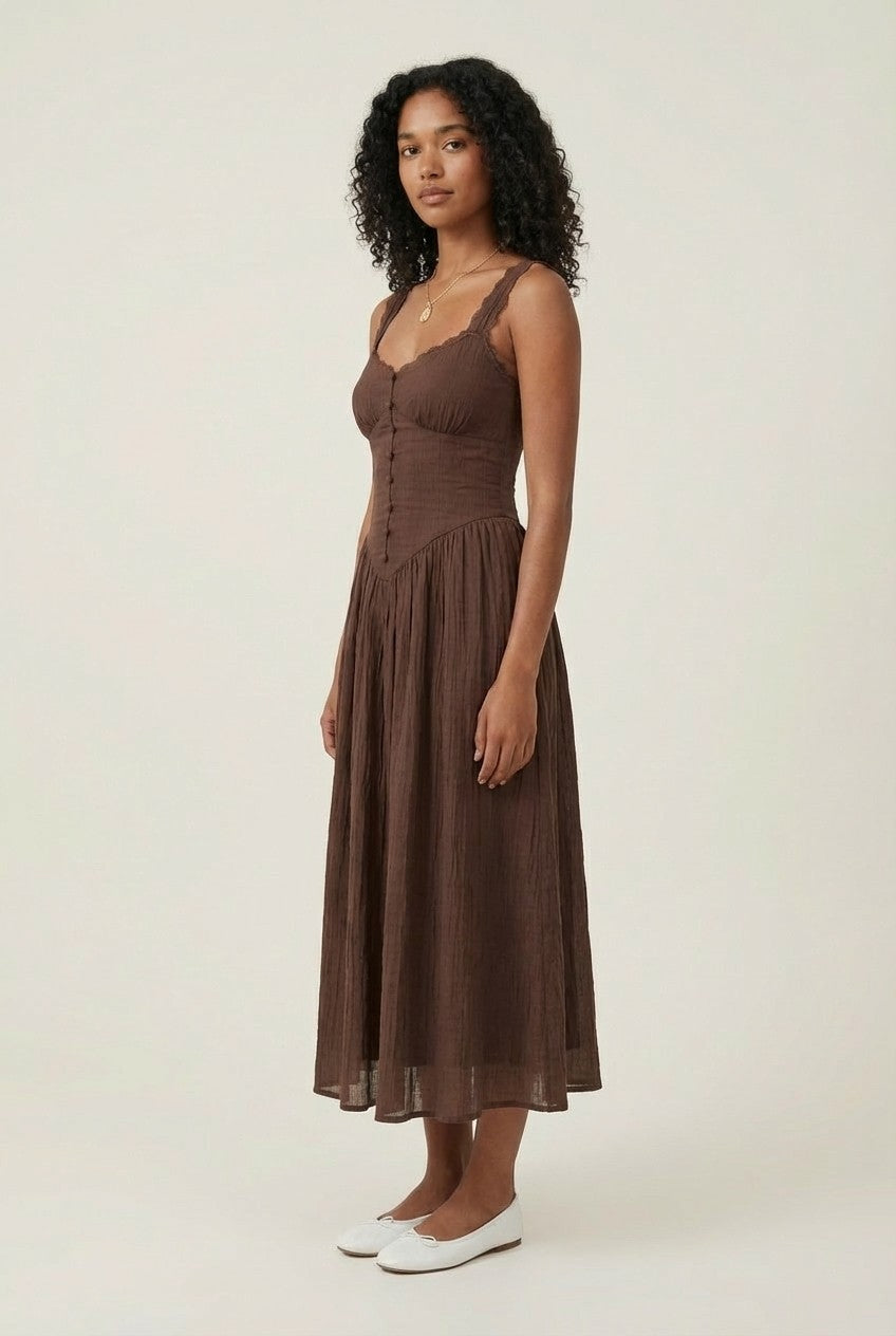 Serena Flow Midi Dress
