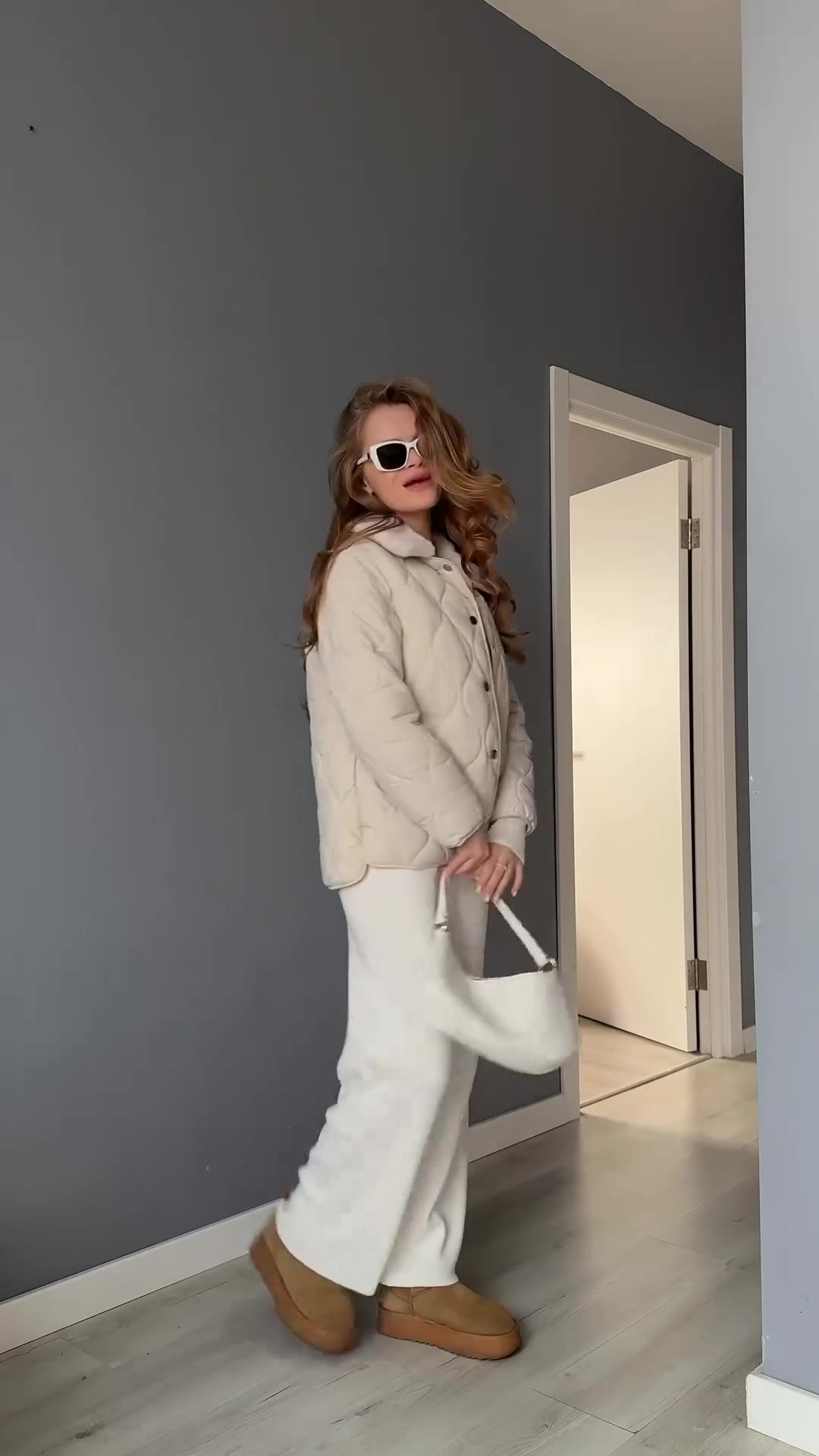 Designer embroidered cotton coat