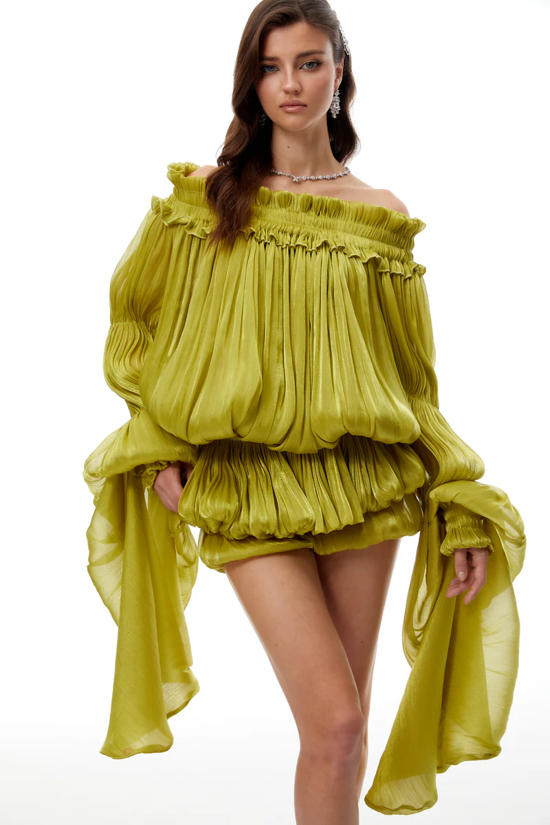 Limea Ruffle Off-Shoulder Mini Dress
