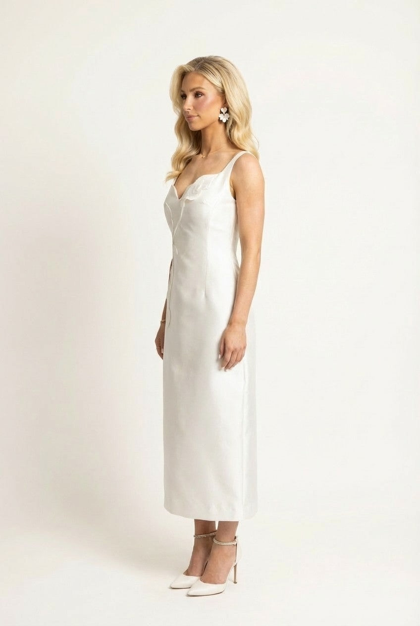 Ivory Silk Reverence Dress