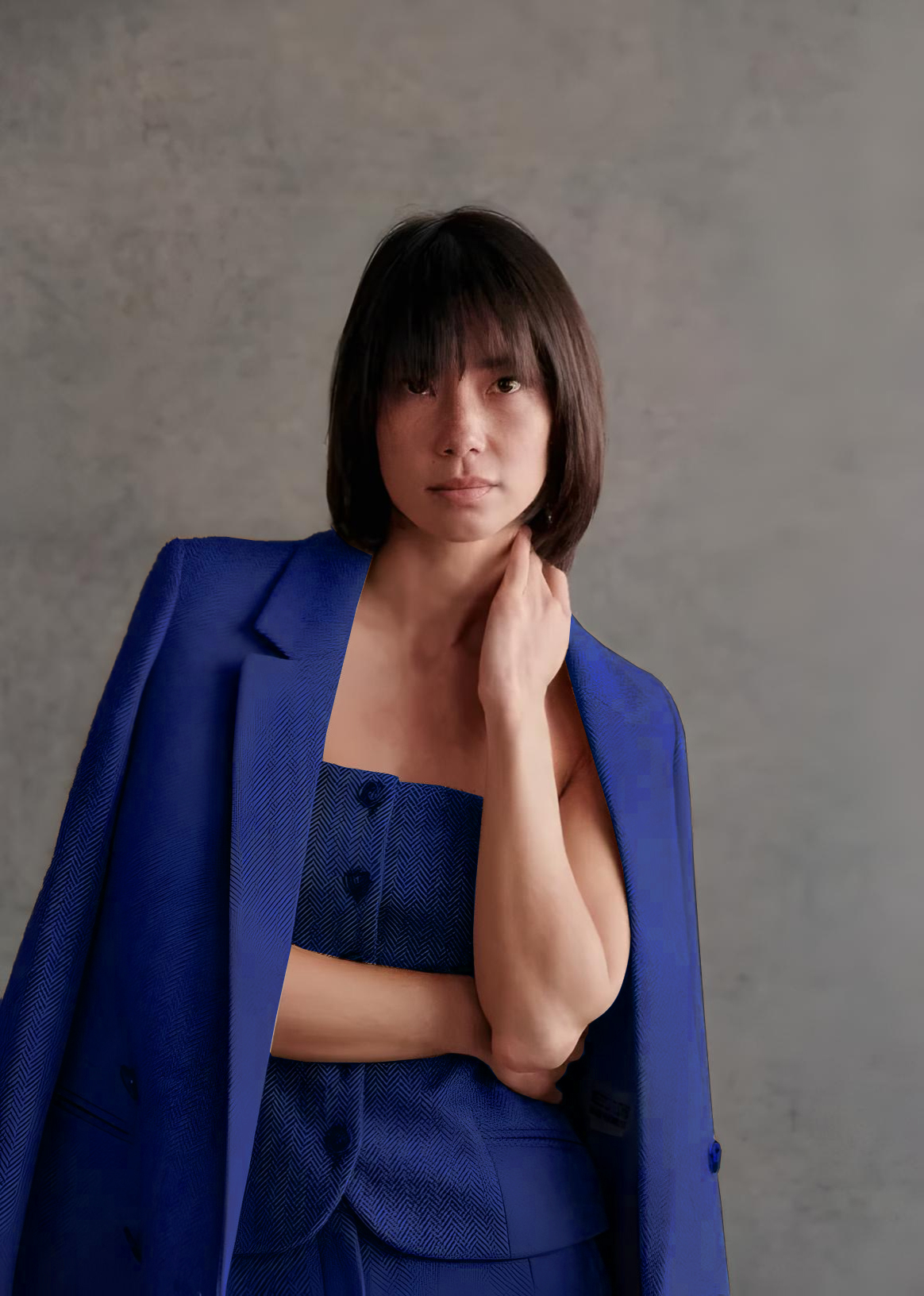 Designer three piece suit