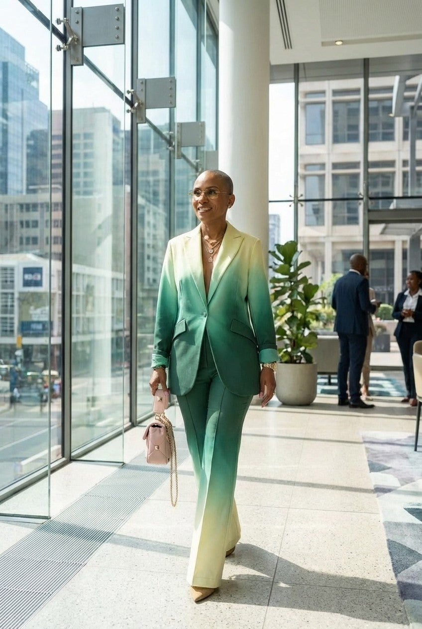 Verdant Fade Tailored Set