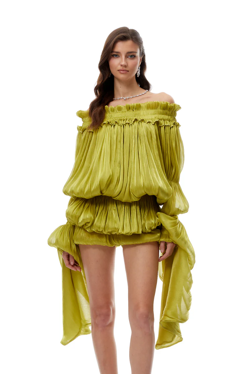 Limea Ruffle Off-Shoulder Mini Dress