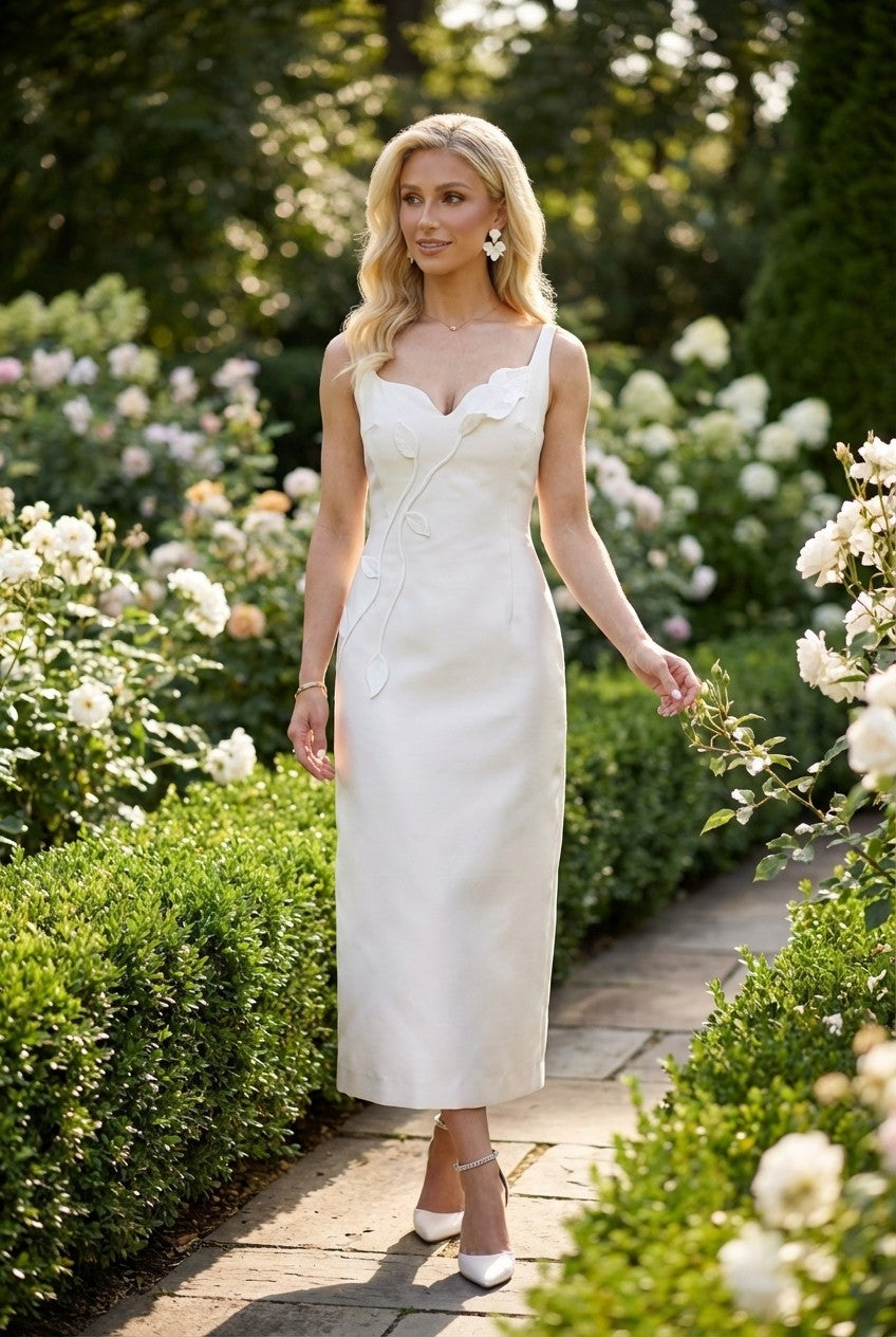 Ivory Silk Reverence Dress