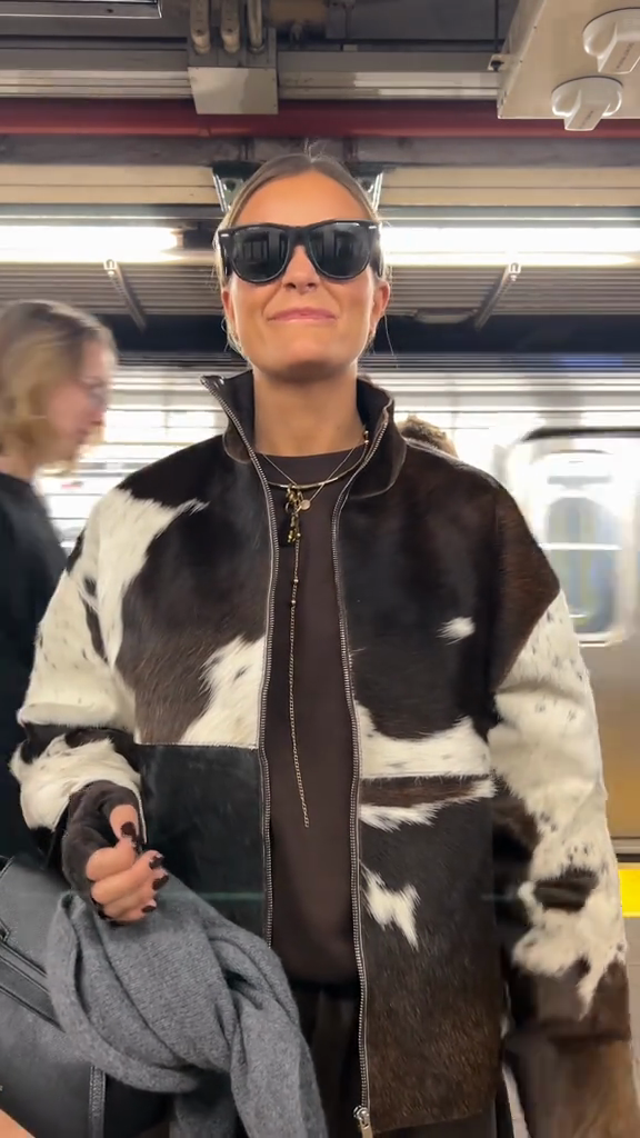 Printed fur jacket-Massicos