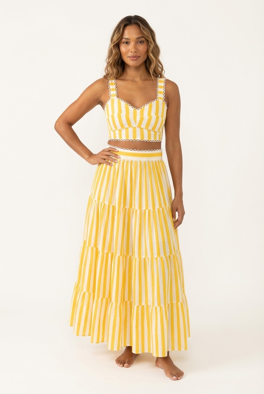 Sunveil Stripe Two-Piece Set