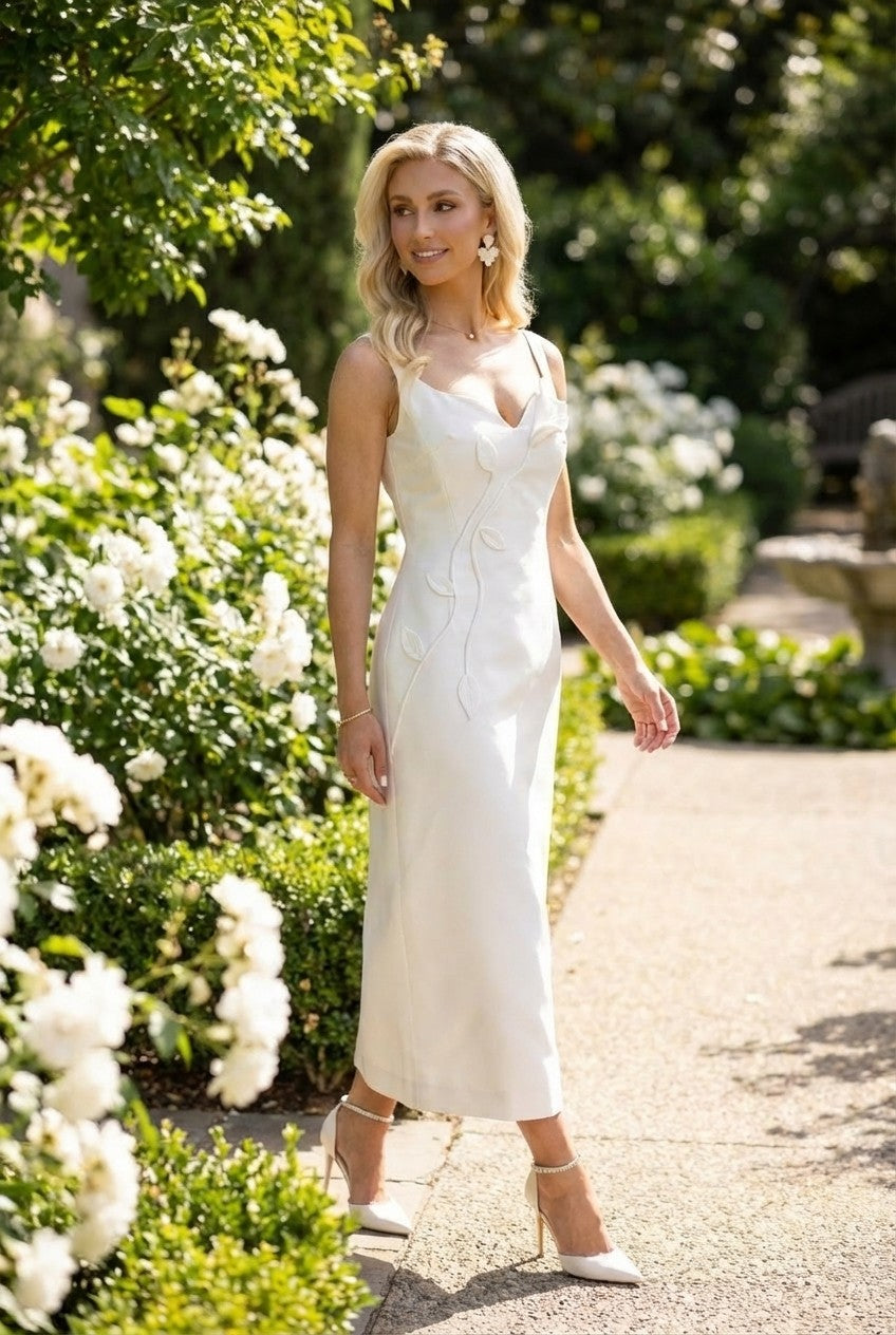 Ivory Silk Reverence Dress