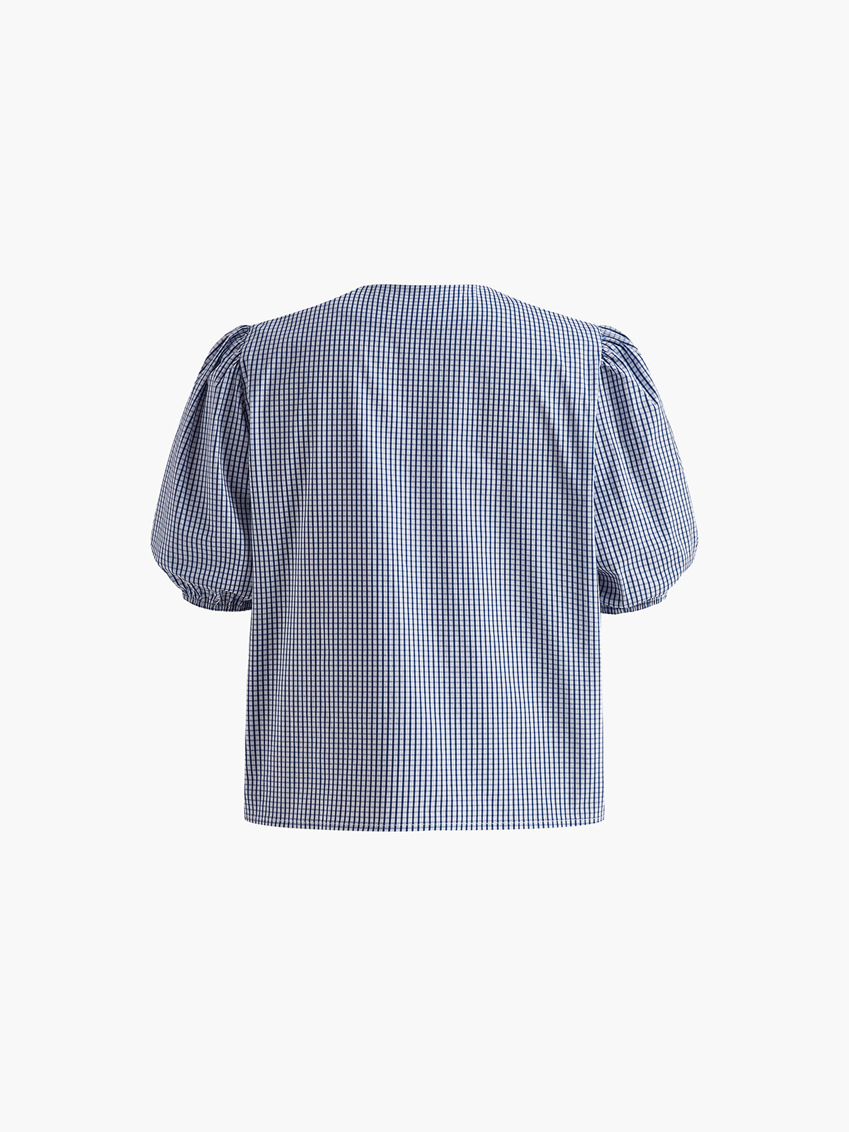 Plaid Lace Up Shorts Set-CALLISTARI