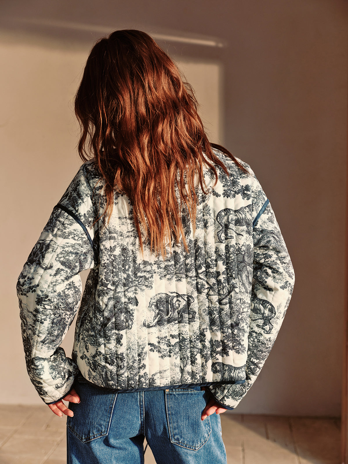 Vintage Contrast Piping Tie Winter Coat-CALLISTARI