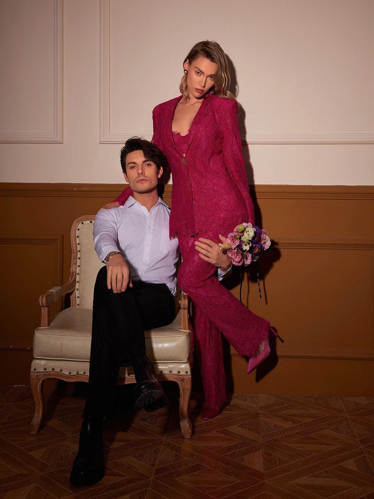 Connor Lace Blazer Set - Mew Mews